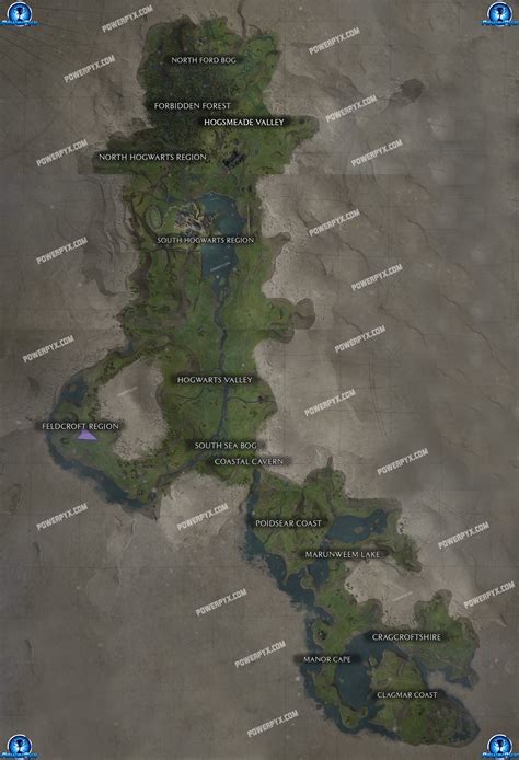 Full World Map & Locations .
